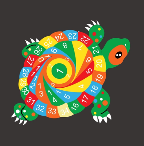 Jeux Thermocollés - Tortue 3m90x3m60