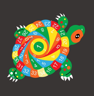 Jeux Thermocollés - Tortue 3m90x3m60