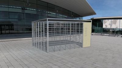 Box à Vélos Sécurisé en Acier Inoxydable