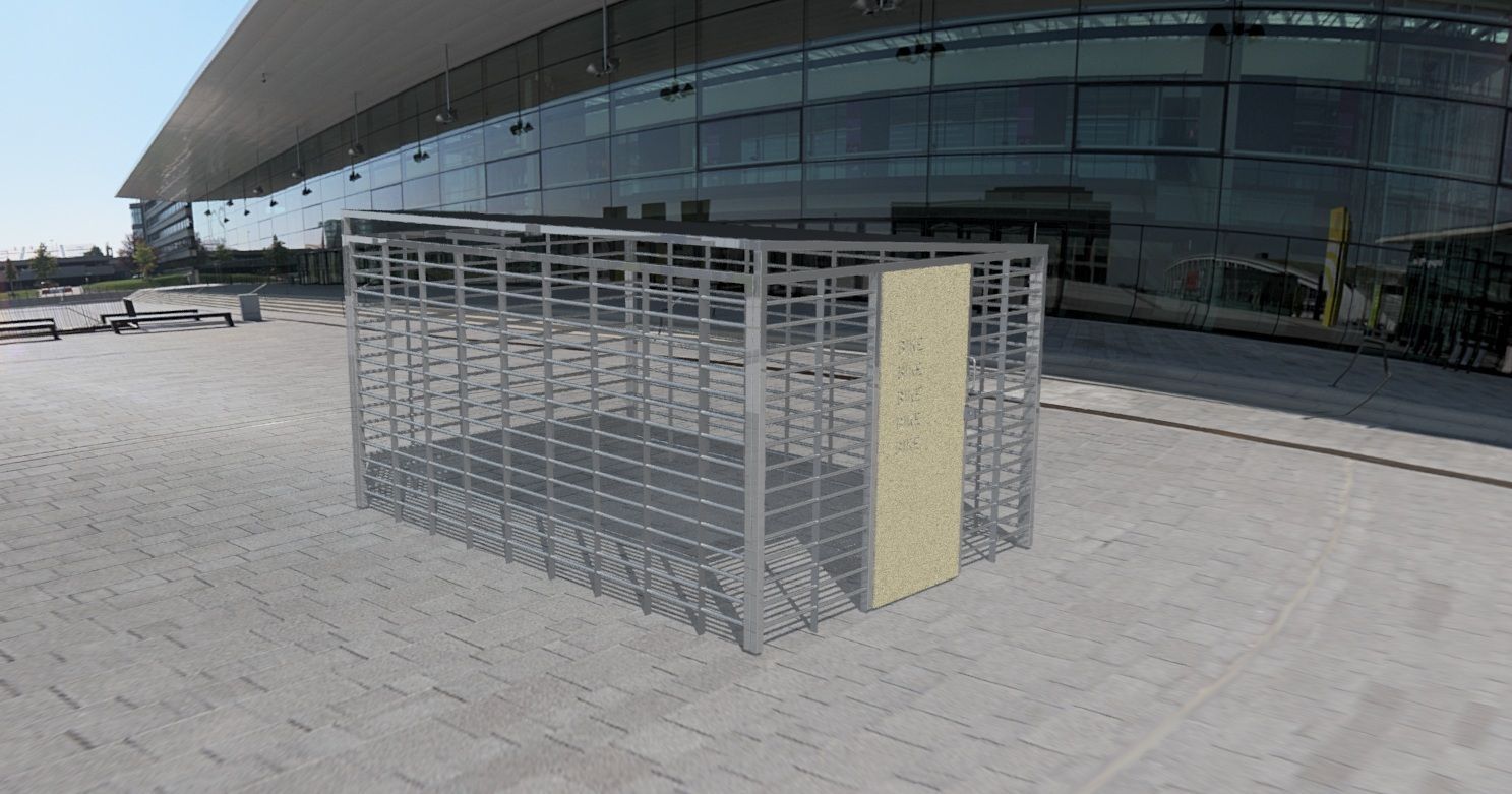 Box à Vélos Sécurisé en Acier Inoxydable