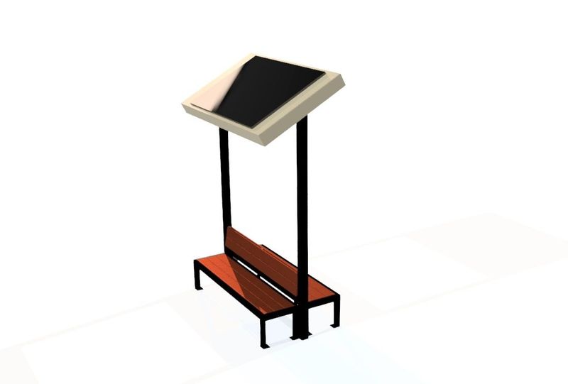 Banc 2m Solaire - Banc Solaire