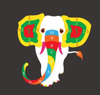 Jeux Thermocollés - Eléphant 3mx3m