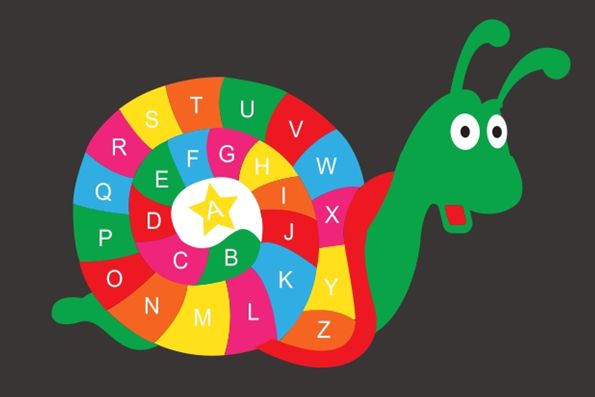 Jeux Thermocollés - Escargot Plein Alphabet 3m65x2m50