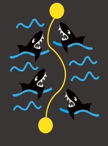 Jeux Thermocollés - Piste aux Requins 5mx3m