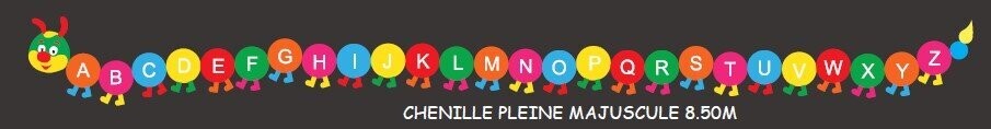 Jeux Thermocollés - Chenille Alphabet Majuscule