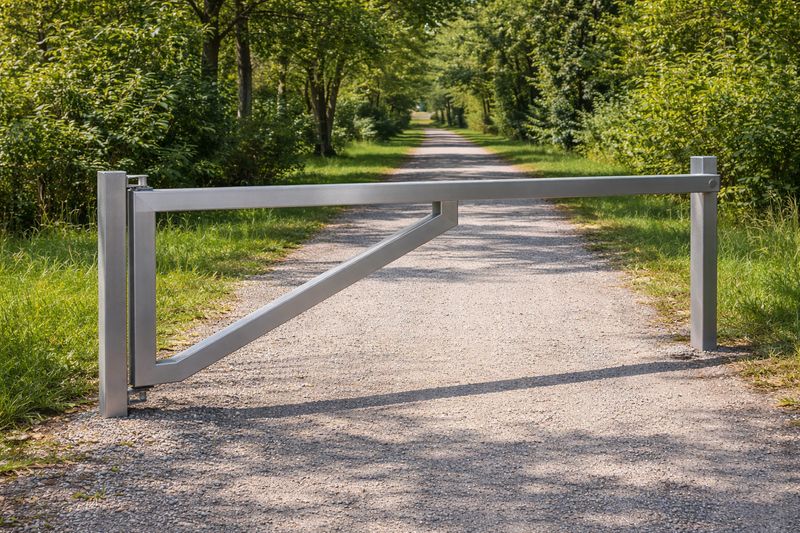 Barrière Forestière ou Barrière Pivotante en Acier Inoxydable