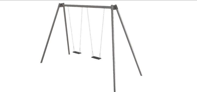 Balançoire double Aires de Jeux conforme EN1176
