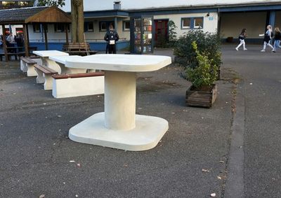Table Mange Debout en Béton Robuste