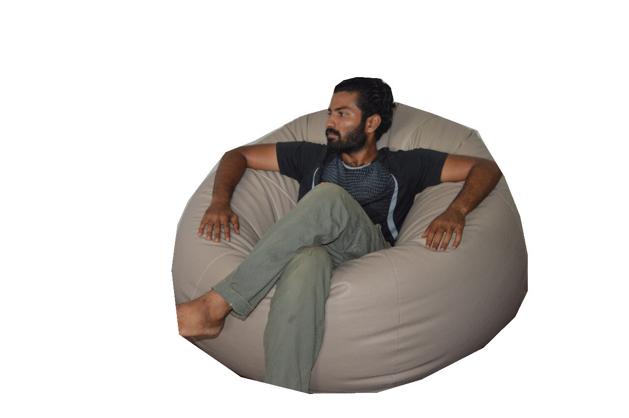 5XL ROYAL CREAM BEAN BAG