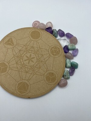 Crystal Grid Board Set for Love and Harmony