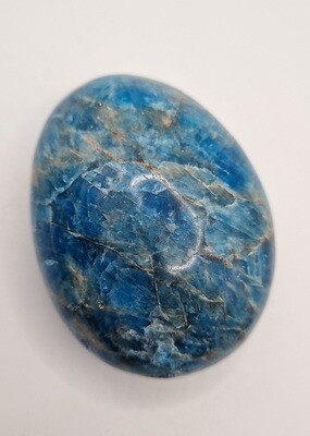 Blue Apatite Palm Stone - Large