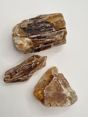 Amber Calcite Raw Chunk