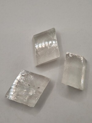 Clear Optical Calcite Rhombus Cube - Group 2