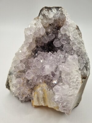 Amethyst Cluster With Calcite