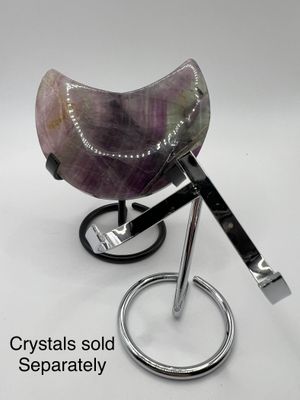 Metal Crystal Heart Stand