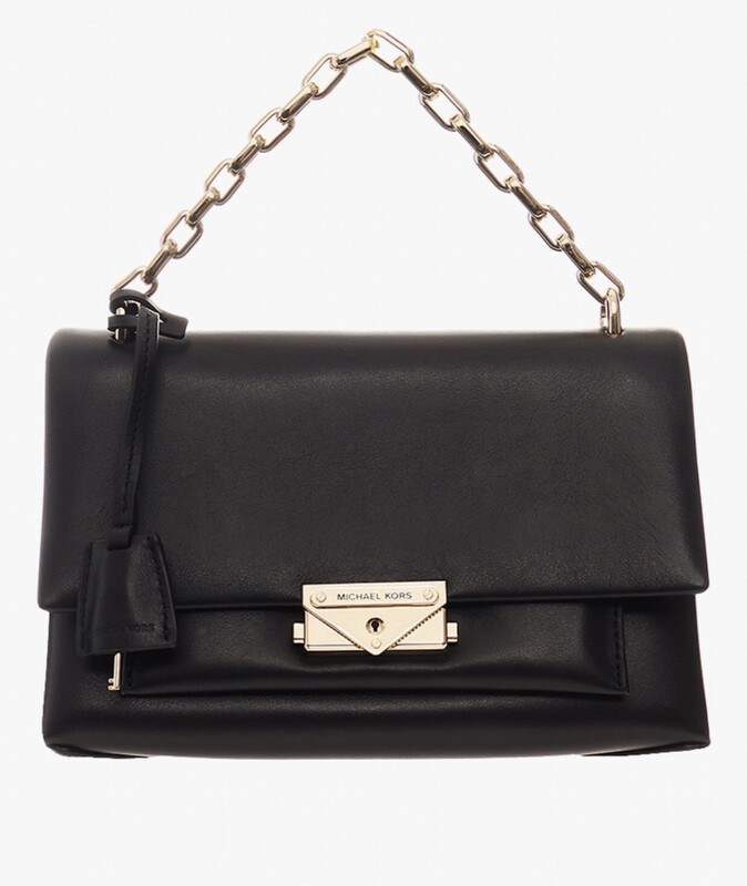 MICHAEL KORS Black Cece Leather Shoulder Bag