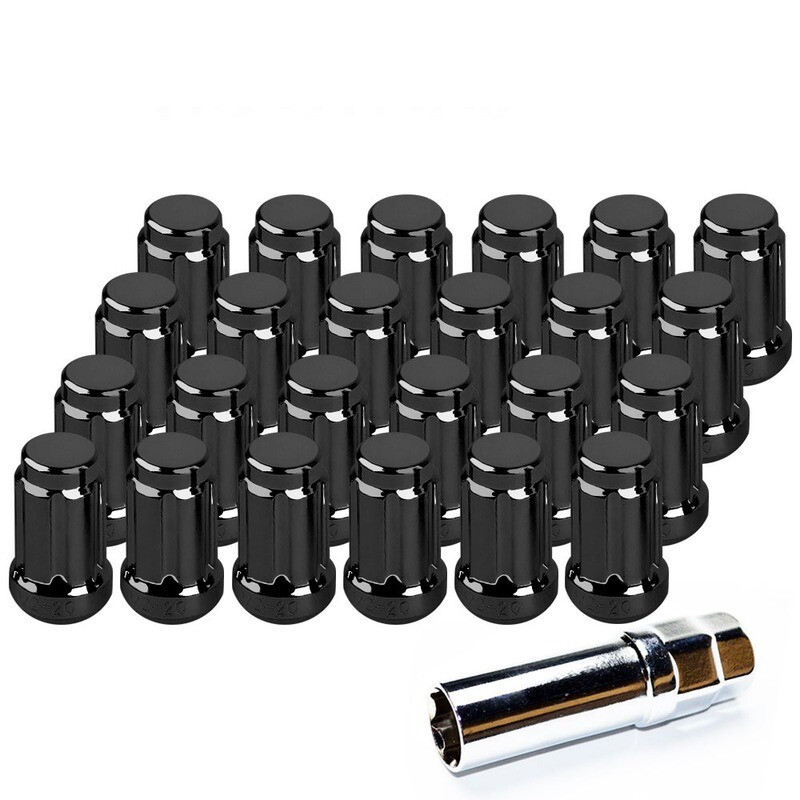 SLIM SPLINE WHEEL NUTS - BULGE 60° TAPER