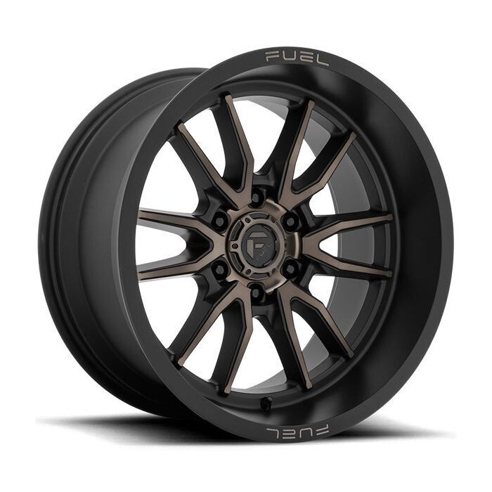 FUEL CLASH D762 MATTE BLACK W/DARK TINT