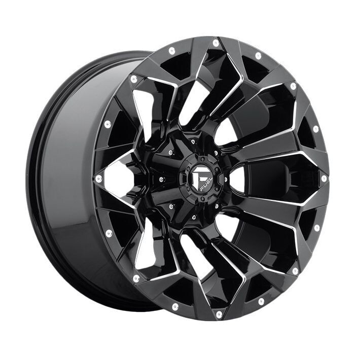 FUEL ASSAULT D576 GLOSS BLACK MILLED