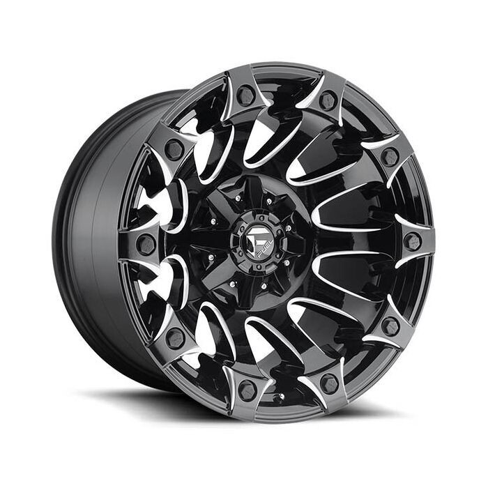 FUEL BATTLE AXE D578 GLOSS BLACK MILLED