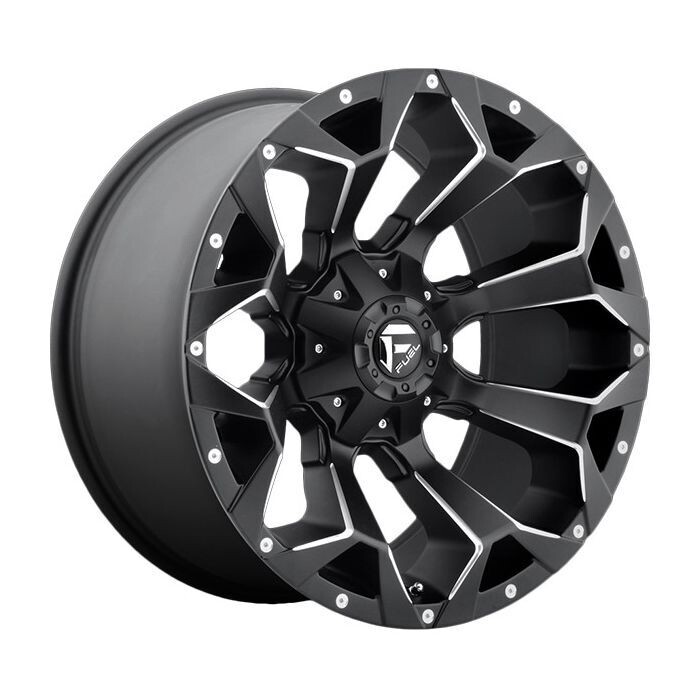 FUEL ASSAULT D546 MATTE BLACK MILLED