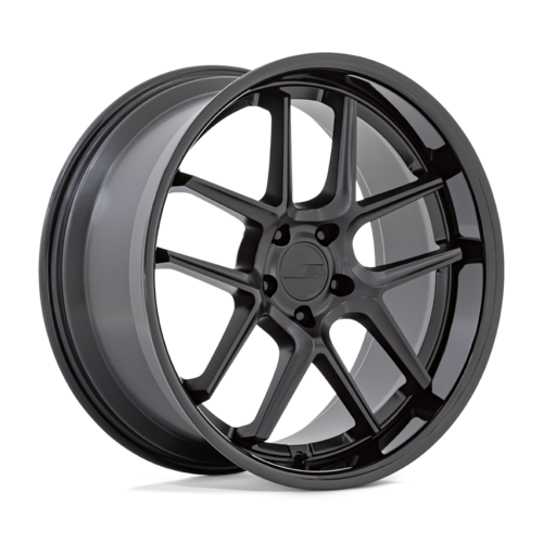 American Racing AR942 Matte Black W/Gloss Black Lip