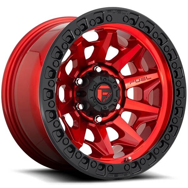 FUEL COVERT D695 CANDY RED W/BLACK RING
