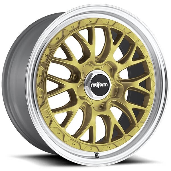 ROTIFORM LSR R156 MATTE GOLD MACHINED
