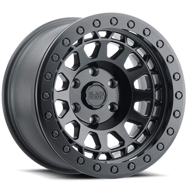 BLACK RHINO PRIMM BEADLOCK MATTE BLACK W/BLACK BOLTS