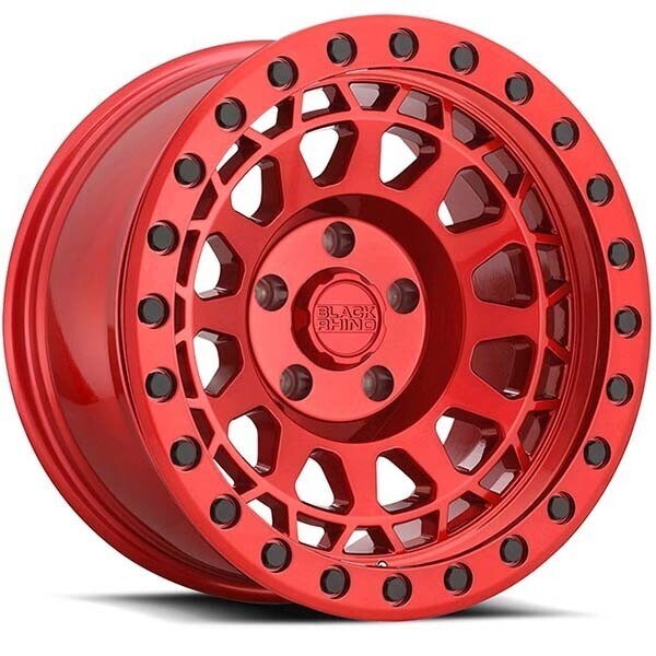 BLACK RHINO PRIMM CANDY RED W/BLACK BOLTS