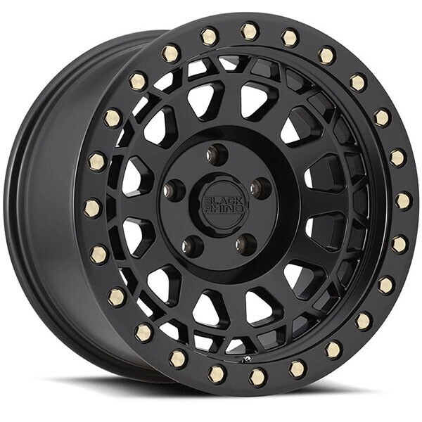 BLACK RHINO PRIMM MATTE BLACK W/BRASS BOLTS
