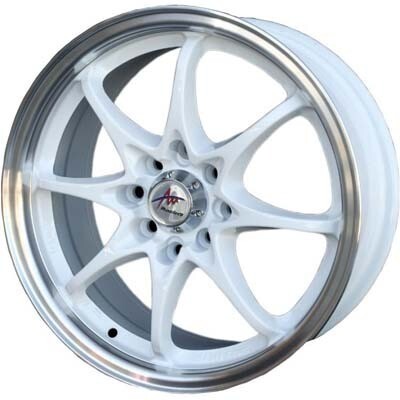 16×7 GLOSS WHITE WITH MACHINE LIP