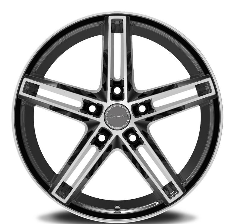 WHEEL RD219 RED LABEL 18&quot;X8.5J BLACK MACHINED FACE