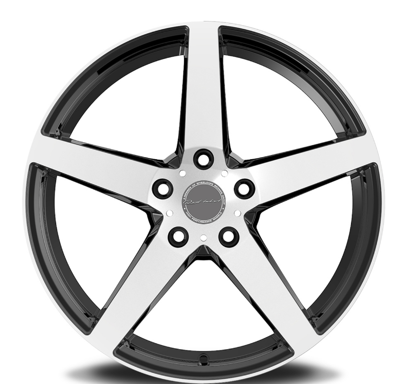 WHEEL RD215 RED LABEL 18&quot;X8.0J BLACK MACHINED FACE