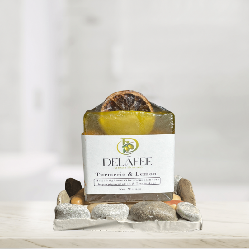 Delafee Turmeric &amp; Lemon Soap - Your Natural Glow