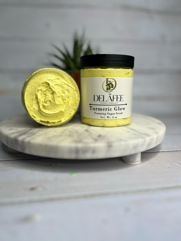 Delafee Turmeric Glow Foaming Sugar Scrub
