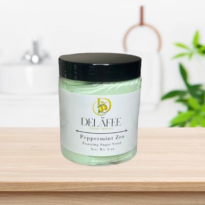 Peppermint Zen Foaming Sugar Scrub