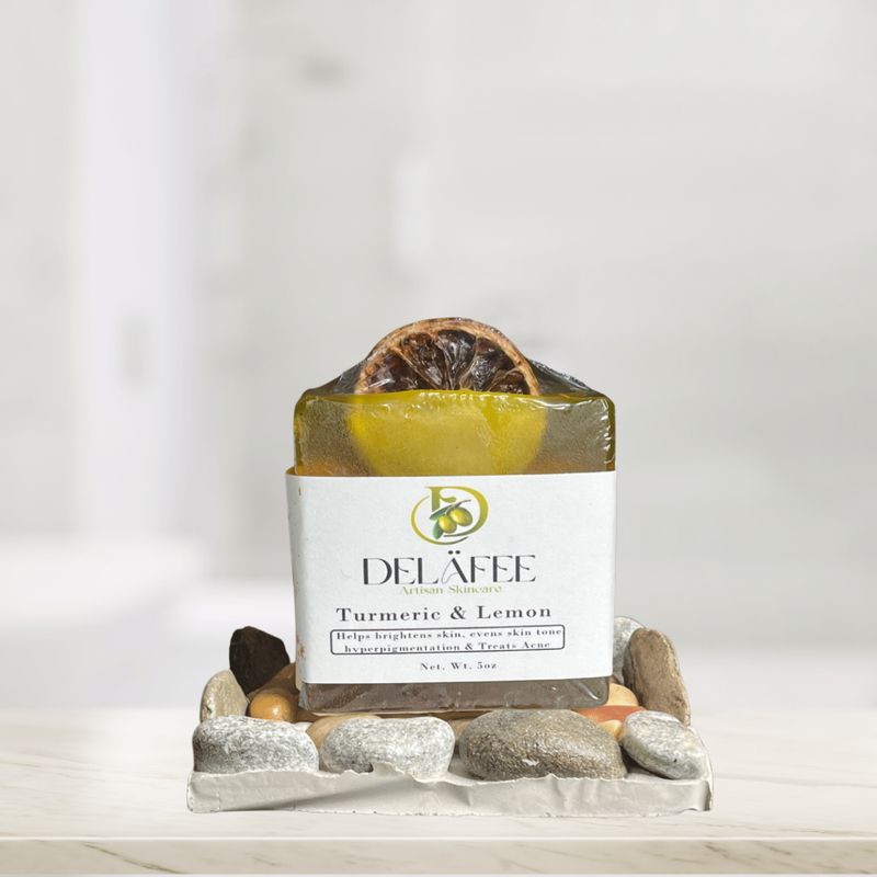 Delafee Turmeric &amp; Lemon Soap - Your Natural Glow