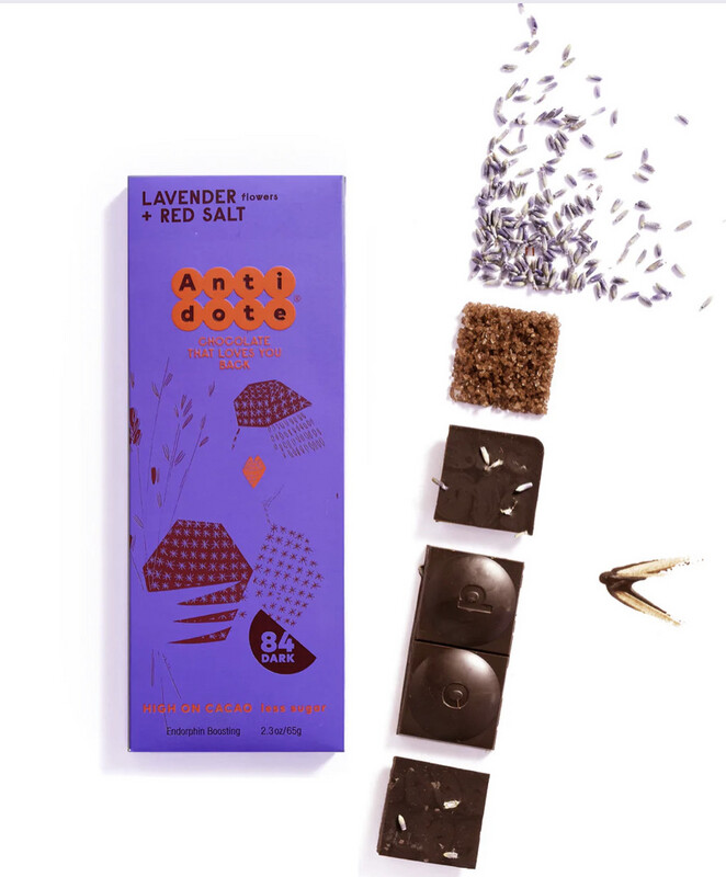 Lavender &amp; Salt Chocolate Bar Antidote