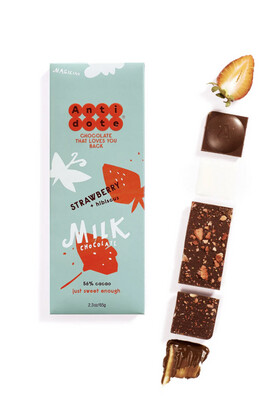 Strawberry &amp; Hibiscus Chocolate Bar Antidote