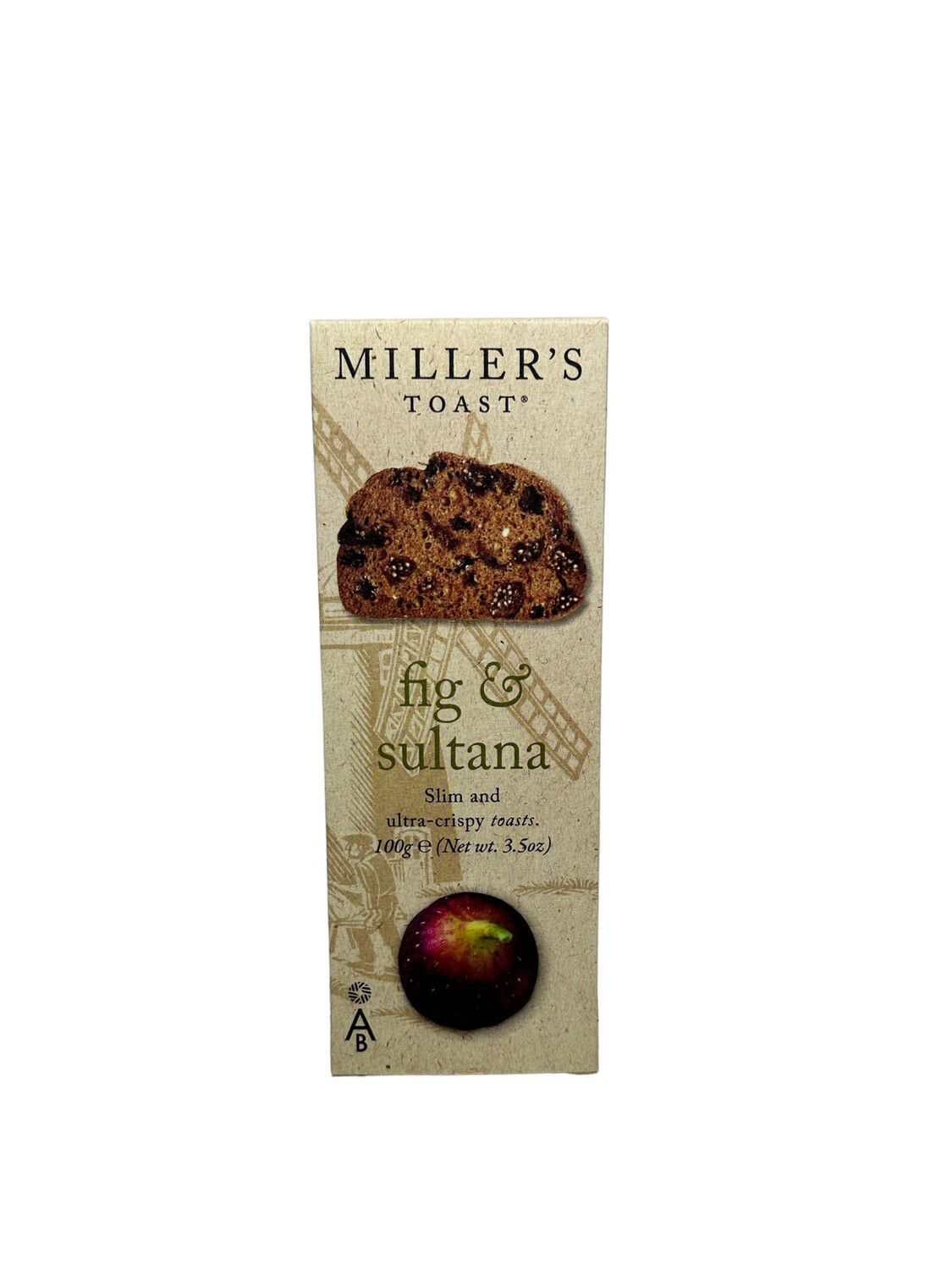 Fig &amp; Sultana Crackers Millers Toast