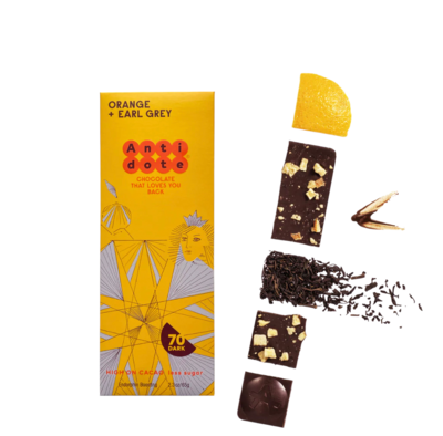 Orange &amp; Earl Grey Chocolate Bar Antidote