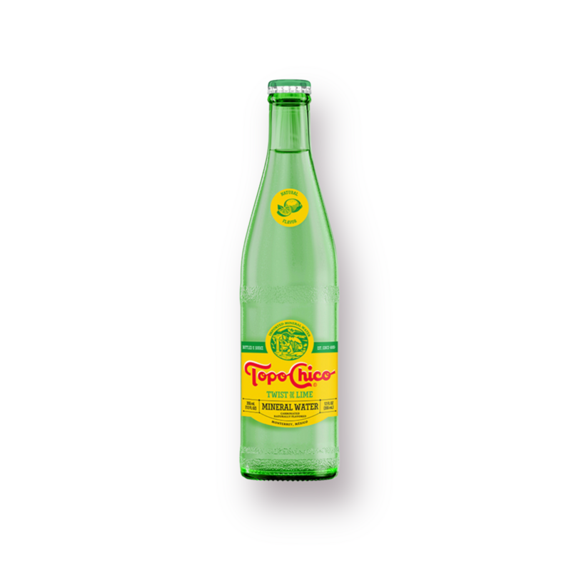 Sparkling Lime 12oz Single Topo Chico