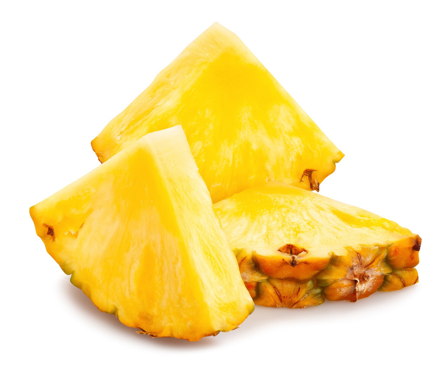 Container of Cut Yellow Pineapple