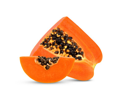 Container of Cut Papaya