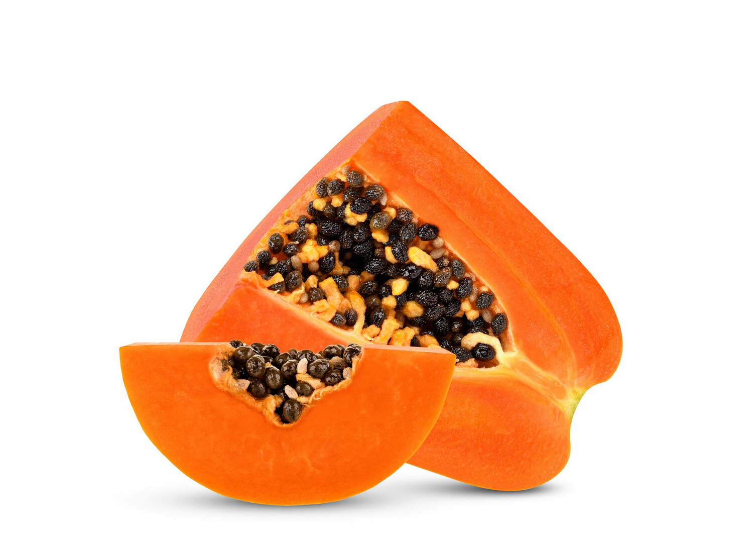 Container of Cut Papaya