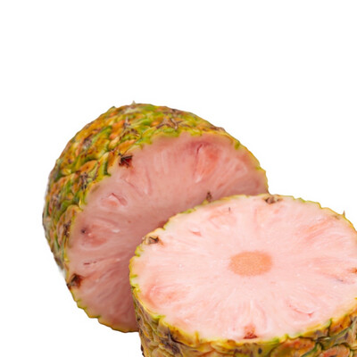Container of Cut Pink Pineapple