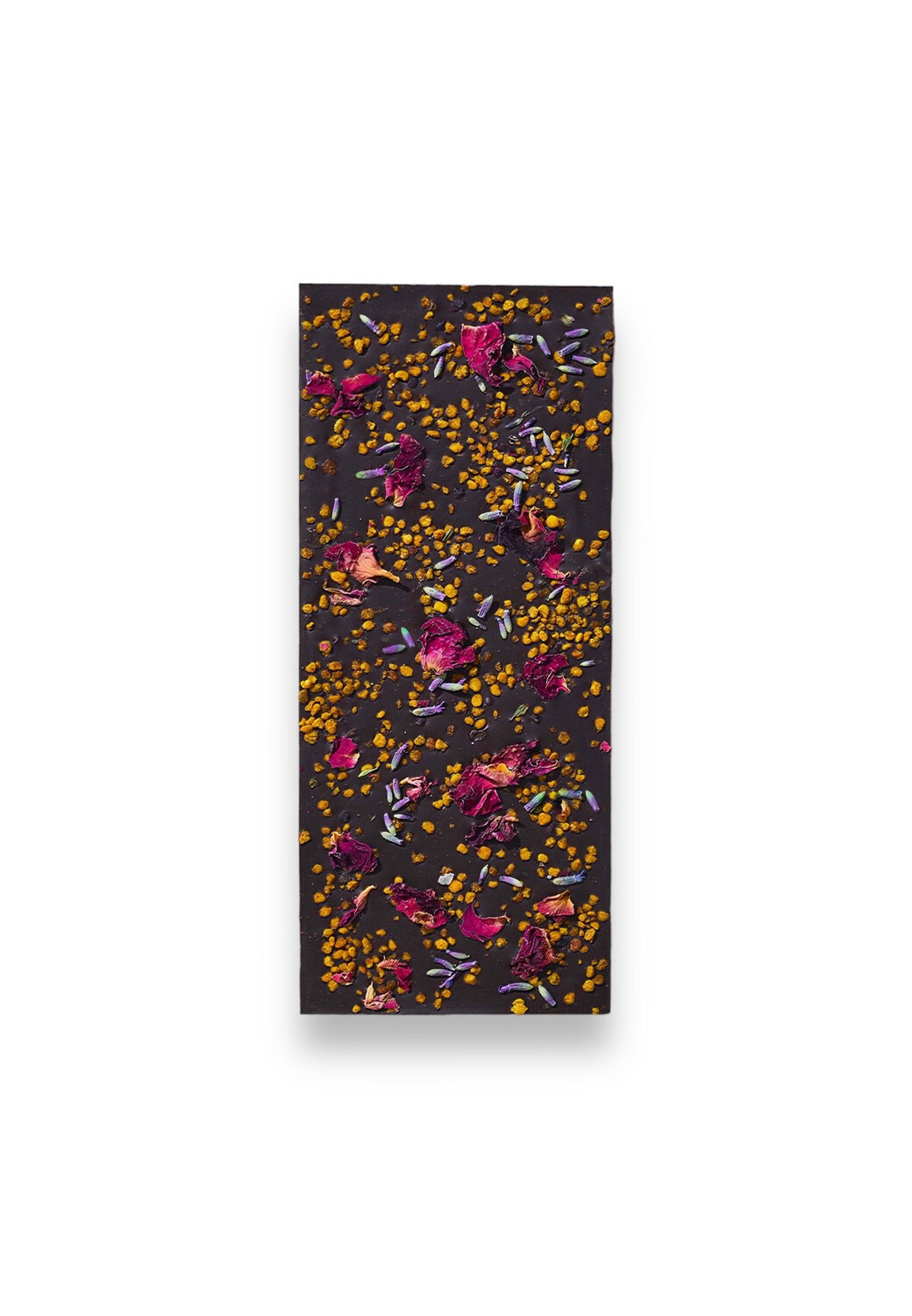 Lavender, Bee Pollen &amp; Rose Petal Chocolate Bar Spring &amp; Mulberry