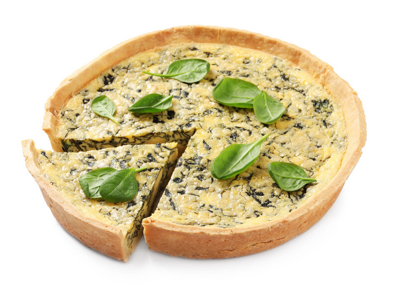 Quiches 10&quot; Spinach
