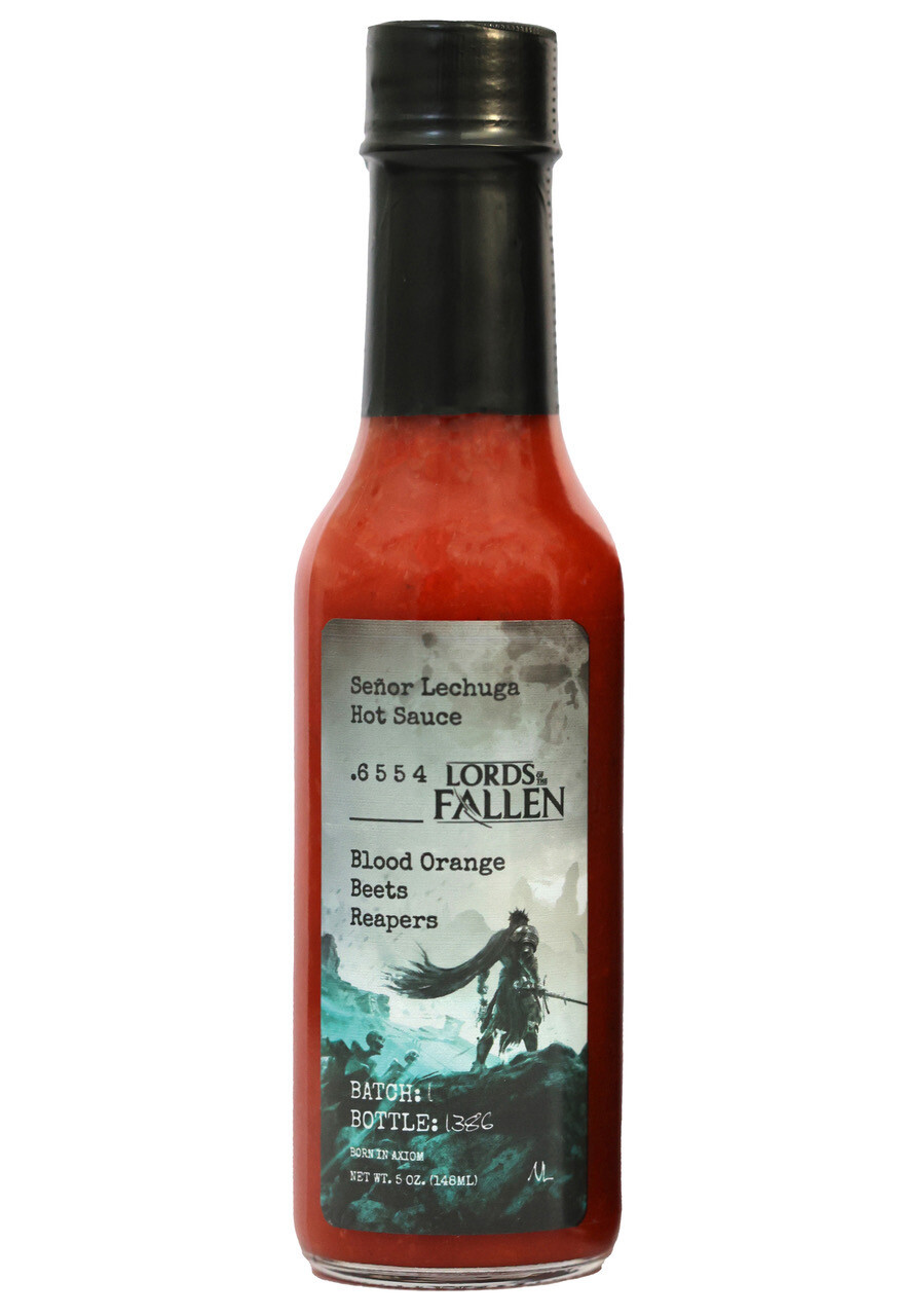 Blood Orange Beets Reapers .6554 Señor Lechuga Hot Sauce